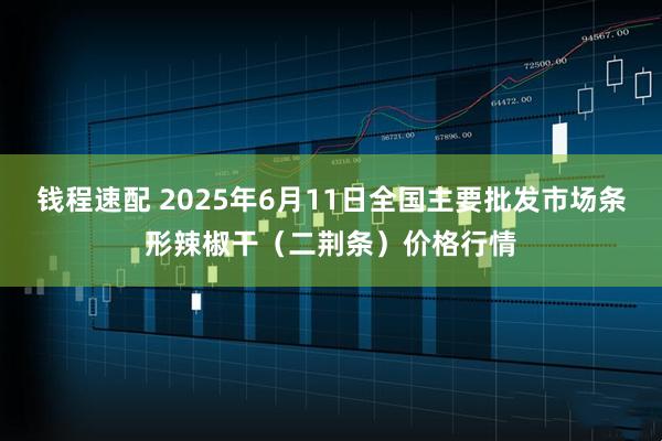钱程速配 2025年6月11日全国主要批发市场条形辣椒干（二荆条）价格行情